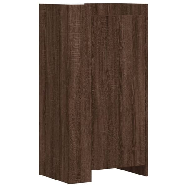 vidaXL Kenkäkaappi ruskea tammi 52x37,5x100 cm tekninen puu