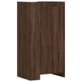 Miniatyrbilde 3 av 11: vidaXL Skohylle brun eik 52x37,5x100 cm konstruert tre
