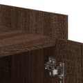 Miniatyrbilde 9 av 11: vidaXL Skohylle brun eik 52x37,5x100 cm konstruert tre