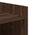 Miniatyrbilde 9 av 11: vidaXL Skohylle brun eik 74,5x37,5x100 cm konstruert tre