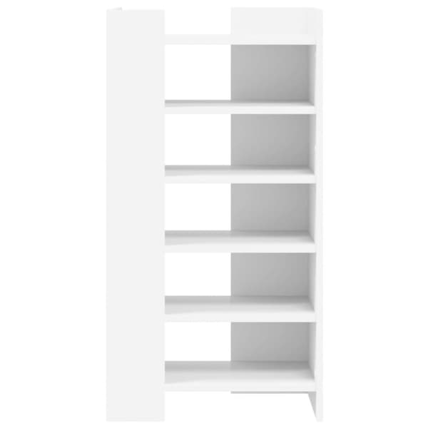 vidaXL skoreol 52x37,5x100 cm konstrueret træ hvid