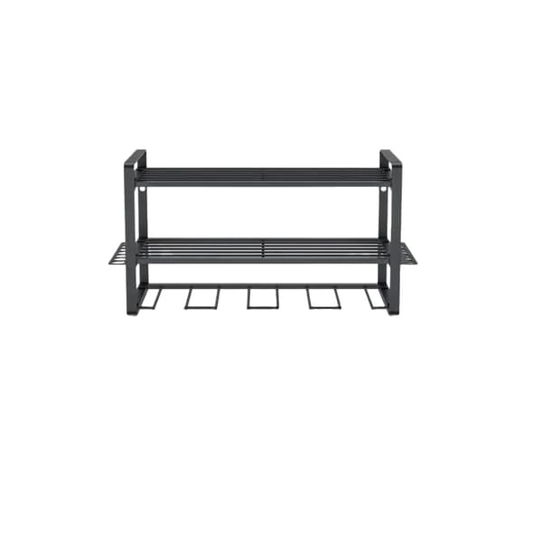 Power Tool Organizer, 3-lags opbevaring, alsidig brug,Sort