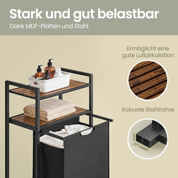 Vaatemand, VASAGLE BLH212B01, 50x33x92 cm, tummanruskea