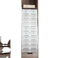 Miniatyrbillede 1 af 4: Stabelbare Skokasser, Holdbart Plastik, Multifunktionel Opbevaring, Gennemsigtigt Design