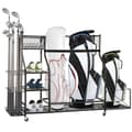 Miniatyrbillede 2 af 2: Golf Taske Organizer, Passer til 2 Sportstasker, Holdbart og Mobilt Design,1stk