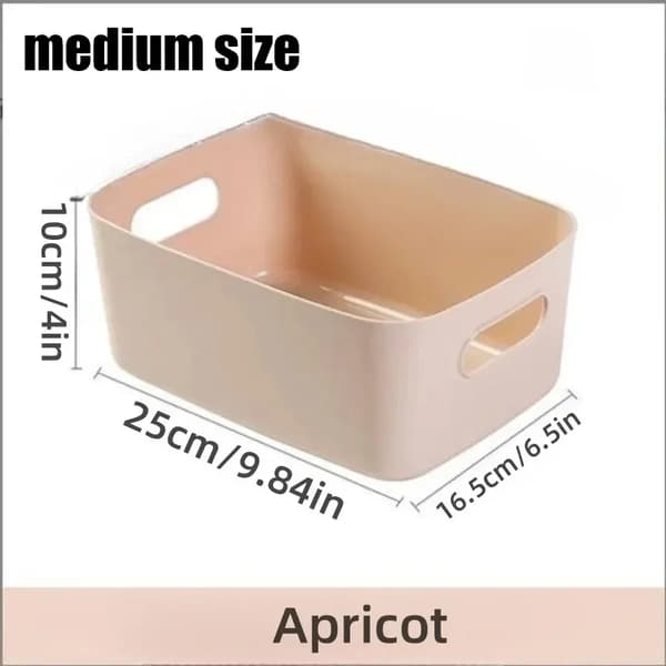 Förvaringskorg, Större Storlek, Mångsidig Användning,aprikos medium1pcs-a