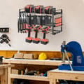 Miniatyrbild 2 av 4: Väggmonterad elverktygsorganisatör, hållbar metallkonstruktion, enkel installation, mångsidig förvaring