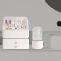 Miniatyrbillede 3 af 4: Makeup Organizer, 2 Skuffer, Penselholder