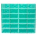 Miniatyrbild 1 av 2: Shoe Storage Organizer, Stapelbar Design, Fällbar, Lätt att Rengöra,Smaragdgrön