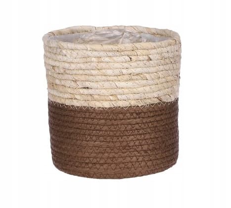 Rachel-koristeellinen säilytyskori 18 cm ruskea