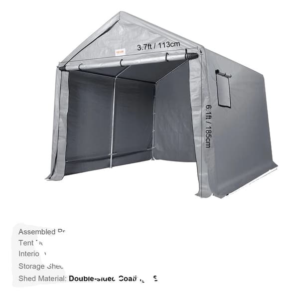 Transportabelt förråd, vattentätt, tungtjänst., 7FTX12FT