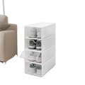 Miniatyrbillede 1 af 2: Foldbar Skoopbevaring, Stabelbar, Klar Skuffe,20stk