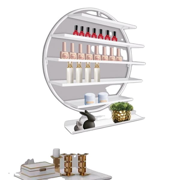 Neglelak Rack, 5-lags Opbevaring, Plads til 160 Flasker