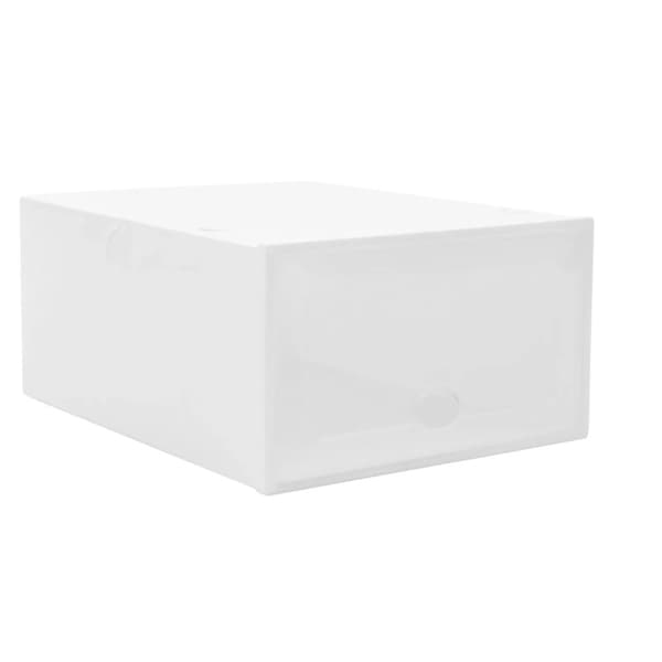 Skoopbevaringskasser, Stabelbart design, Høj synlighed, Holdbart plastmateriale,Klar