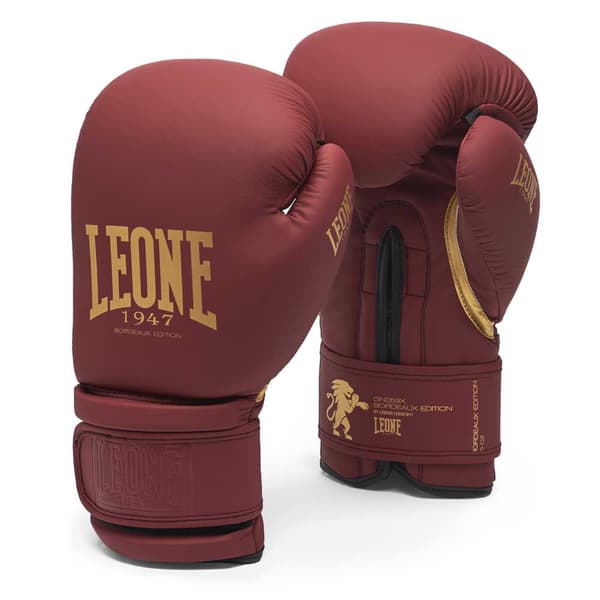 Leone1947 Edition Combat Gloves Bordeaux Punainen 14 oz