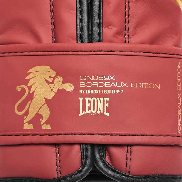 Leone1947 Edition Stridshandskar Bordeaux Röd 16 oz