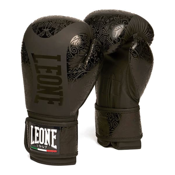 Leone1947 Taisteluhanskat Maori Musta 12 oz