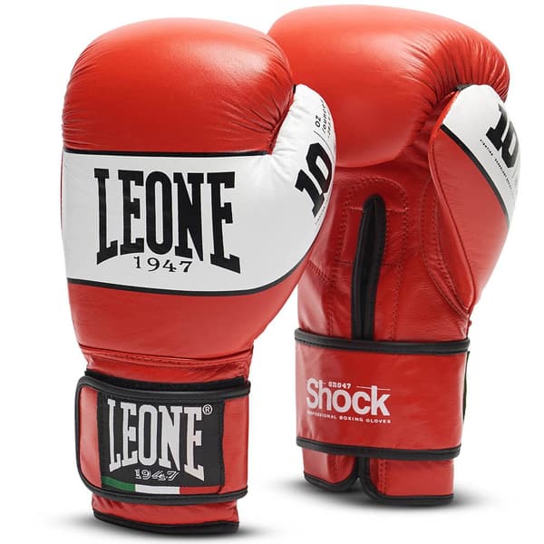 Leone1947 Taisteluhanskat Shock Punainen 12 oz