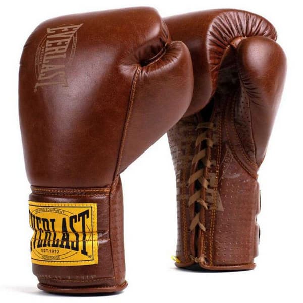 Everlast Handsker 1910 Sparring Laced Brun 12 oz