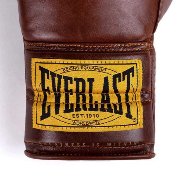 Everlast Handsker 1910 Sparring Laced Brun 12 oz