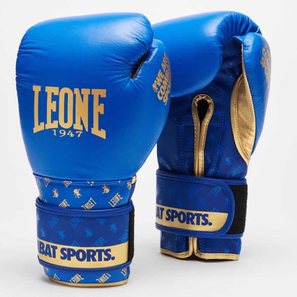 Leone1947 Keinonahkaiset Nyrkkeilyhanskat Dna Sininen 14 oz