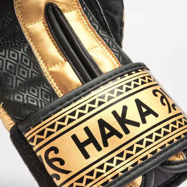 Leone1947 Keinonahkaiset Nyrkkeilyhanskat Haka Kultainen 16 oz