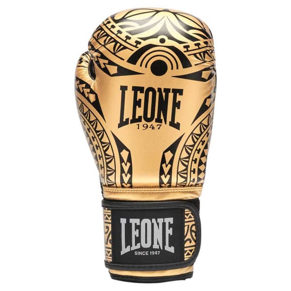 Leone1947 Keinonahkaiset Nyrkkeilyhanskat Haka Kultainen 16 oz