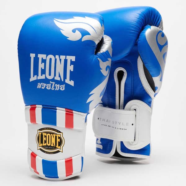 Leone1947 Boksehandsker I Kunstlæder Thai Style Blå 16 oz