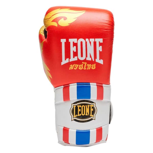 Leone1947 Boxningshandskar I Konstläder Thai Style Röd 10 oz