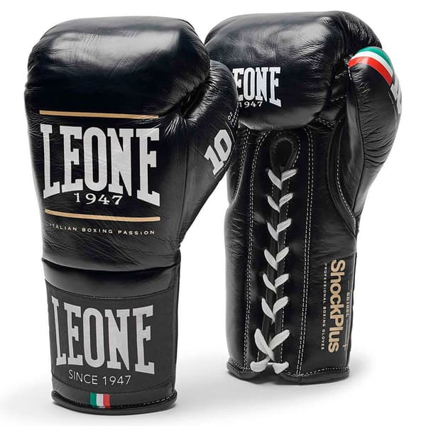 Leone1947 Nyrkkeilyhanskat Shock Plus Musta 8 oz