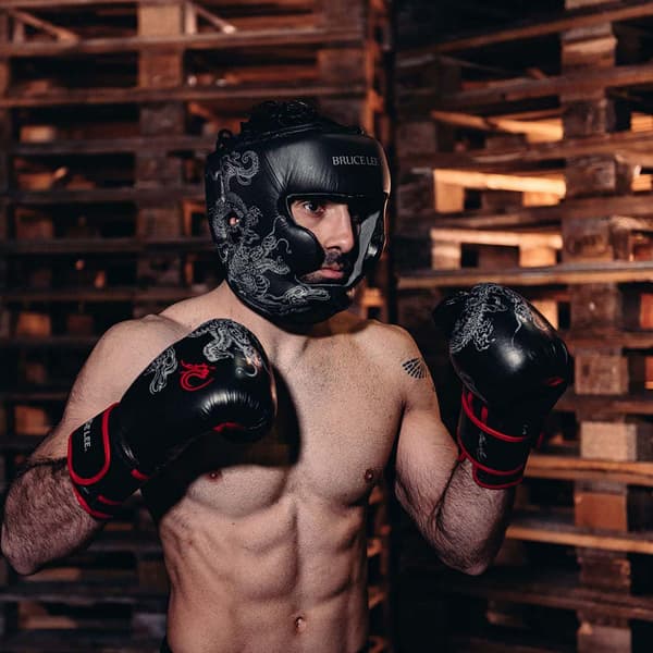 Tunturi Nyrkkeilyhanskat Bruce Lee Dragon Musta 14 oz