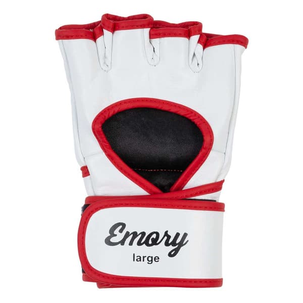 Lonsdale Mma-nahkainen Taisteluhanska Emory Valkoinen,Musta S