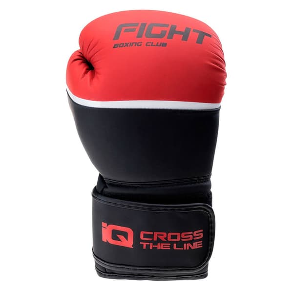Iq Keinonahkaiset Nyrkkeilyhanskat Boxeo Punainen,Musta 10 oz
