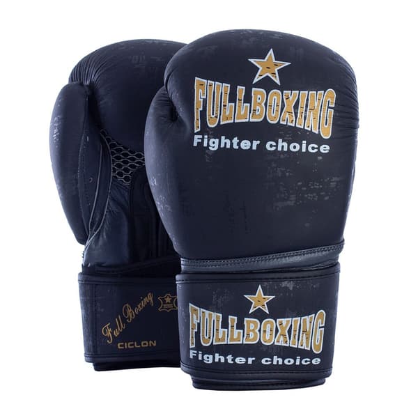 Fullboxing Boksehandsker I Læder Ciclon Sort 10 oz