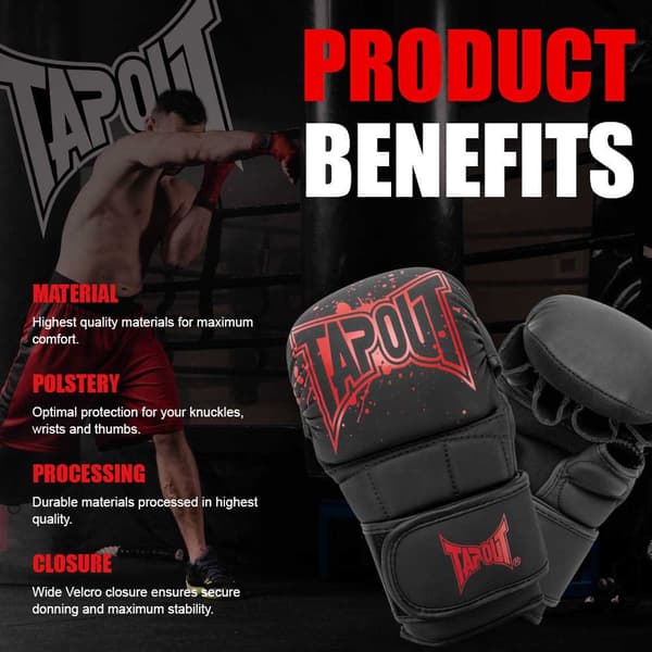 Tapout Mma Kamphandske Rancho Sort L-XL