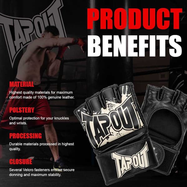 Tapout Mma Kamphandske Pro Mma  XL