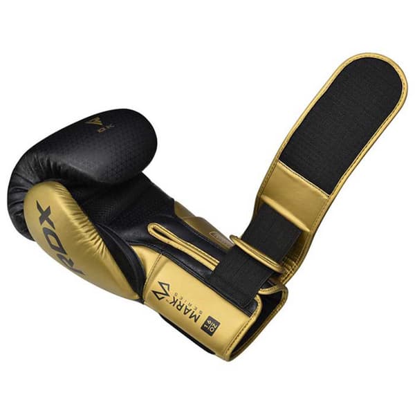 Rdx Sports Nyrkkeilyhanskat Mark Pro Sparring Tri Lira 2 Musta,Kultainen 12 oz