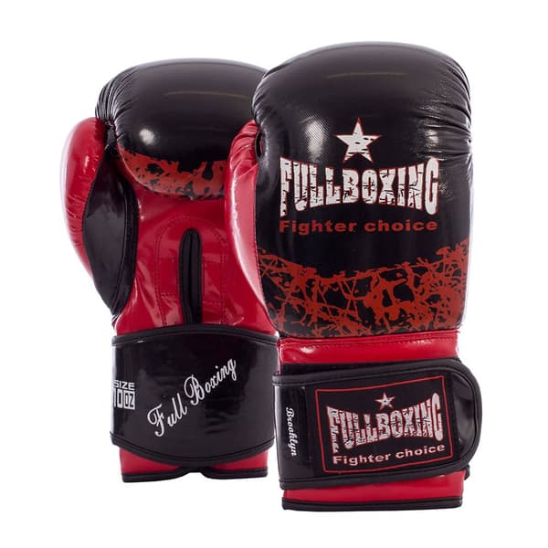 Fullboxing Keinonahkaiset Nyrkkeilyhanskat Brooklyn Punainen 12 oz
