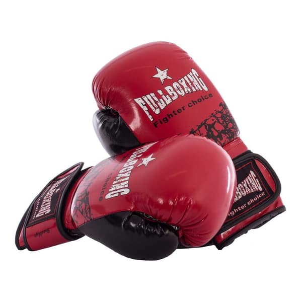 Fullboxing Keinonahkaiset Nyrkkeilyhanskat Brooklyn Punainen 10 oz