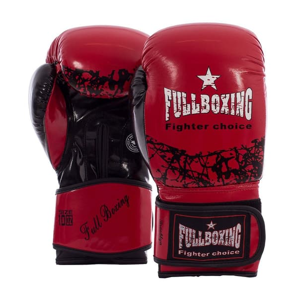 Fullboxing Keinonahkaiset Nyrkkeilyhanskat Brooklyn Punainen 10 oz