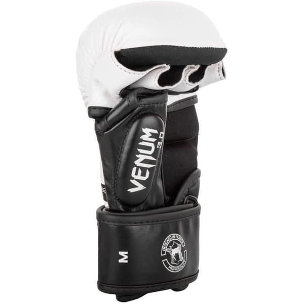 MMA-handskar - Venum - Challenger 3.0 - Vit/Svart - Storlek L/XL - Syntetläder