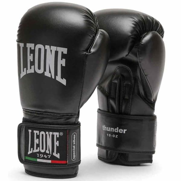 Leone1947 Thunder Kunstlæder Boksehandsker Sort EU 37
