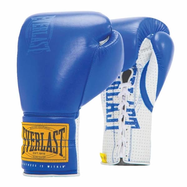 Everlast 1910 Sparring Laced Keinonahkaiset Nyrkkeilyhanskat  14 oz