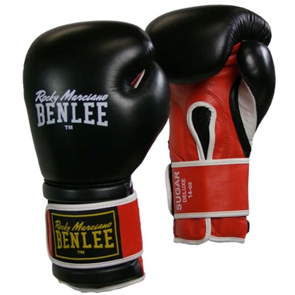 Boxhandskar - Benlee - Sugar Deluxe - Kalvskinn - Högabsorberande vaddering - Extra stort Velcro