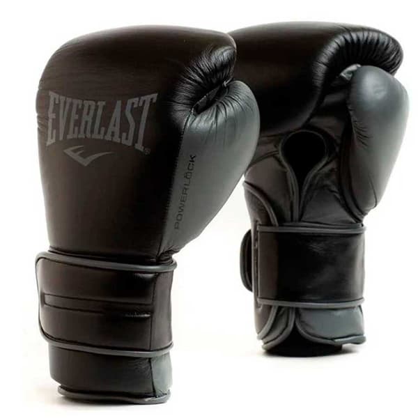Everlast Fse Powerlock 2 Pro Training H&l Läder Konstgjorda Boxningshandskar  10 oz
