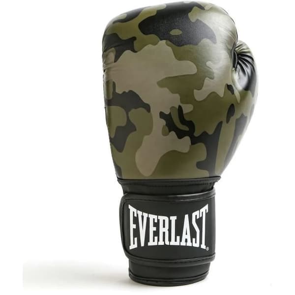 Boxningshandskar - Everlast - Spark - Grön camouflage - Syntetisk läder - Evercool-teknologi