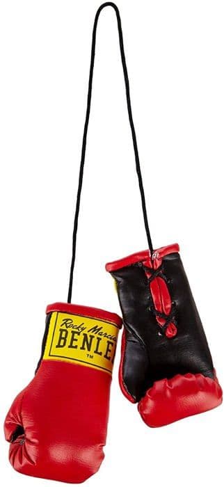 Miniatyrboxhandskar - Benlee - Rocky Marciano - Röd - 11 cm - PVC