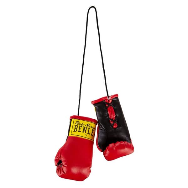 Miniatyrboxhandskar - Benlee - Rocky Marciano - Röd - 11 cm - PVC