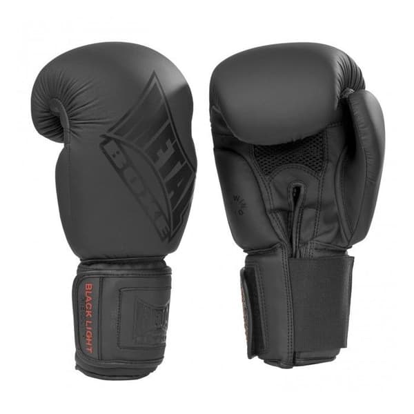 Boxningshandskar - METAL BOXE - Superträning och Tävling - Svart - PU Curtex - Injicerad skum