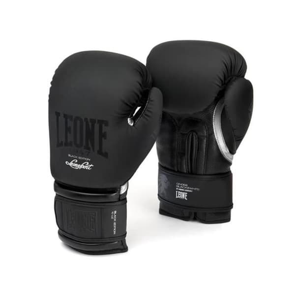 Boxhandskar - LEONE 1947 - Svart&Vitt - PU - Svart - Intensiv användning